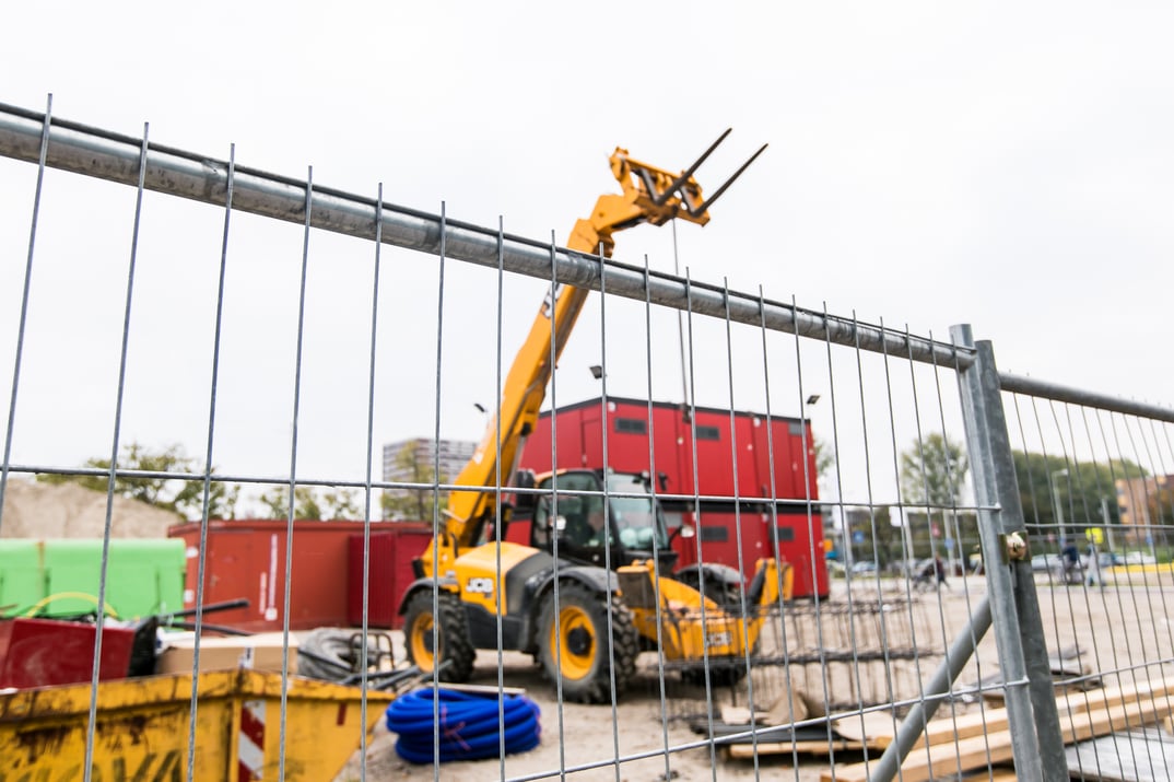 Veilig bouwproces met werfhekken | Heras Mobile