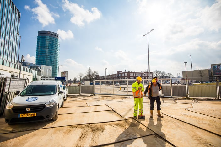 L'aménagement du chantier heras mobile